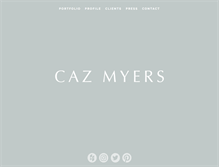 Tablet Screenshot of cazmyers.com